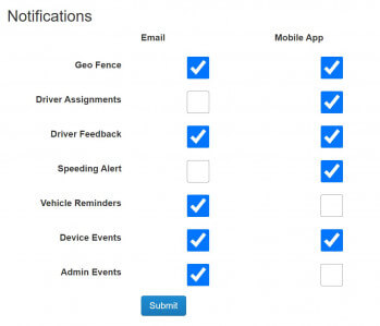 DrivePro.IO Notification Settings